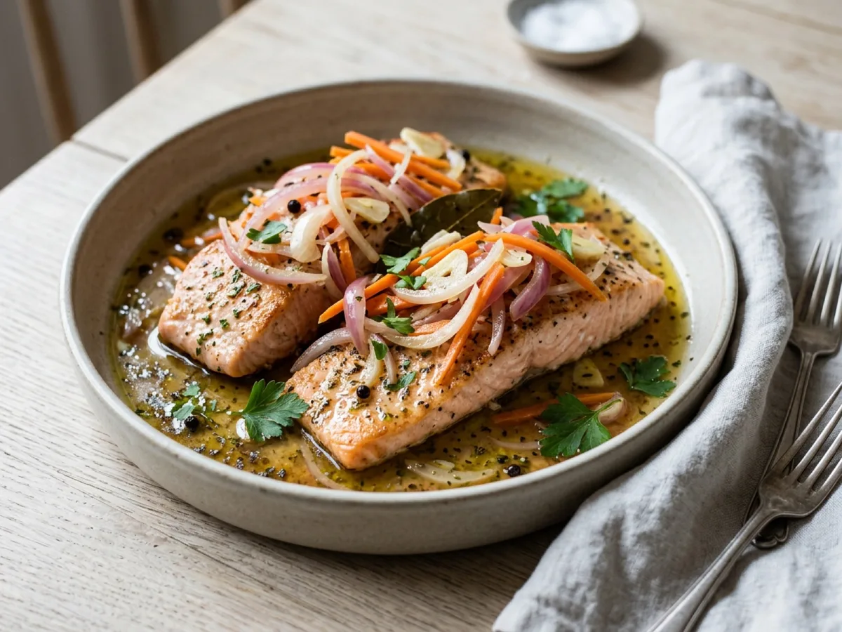 Lax escabeche — receptbild